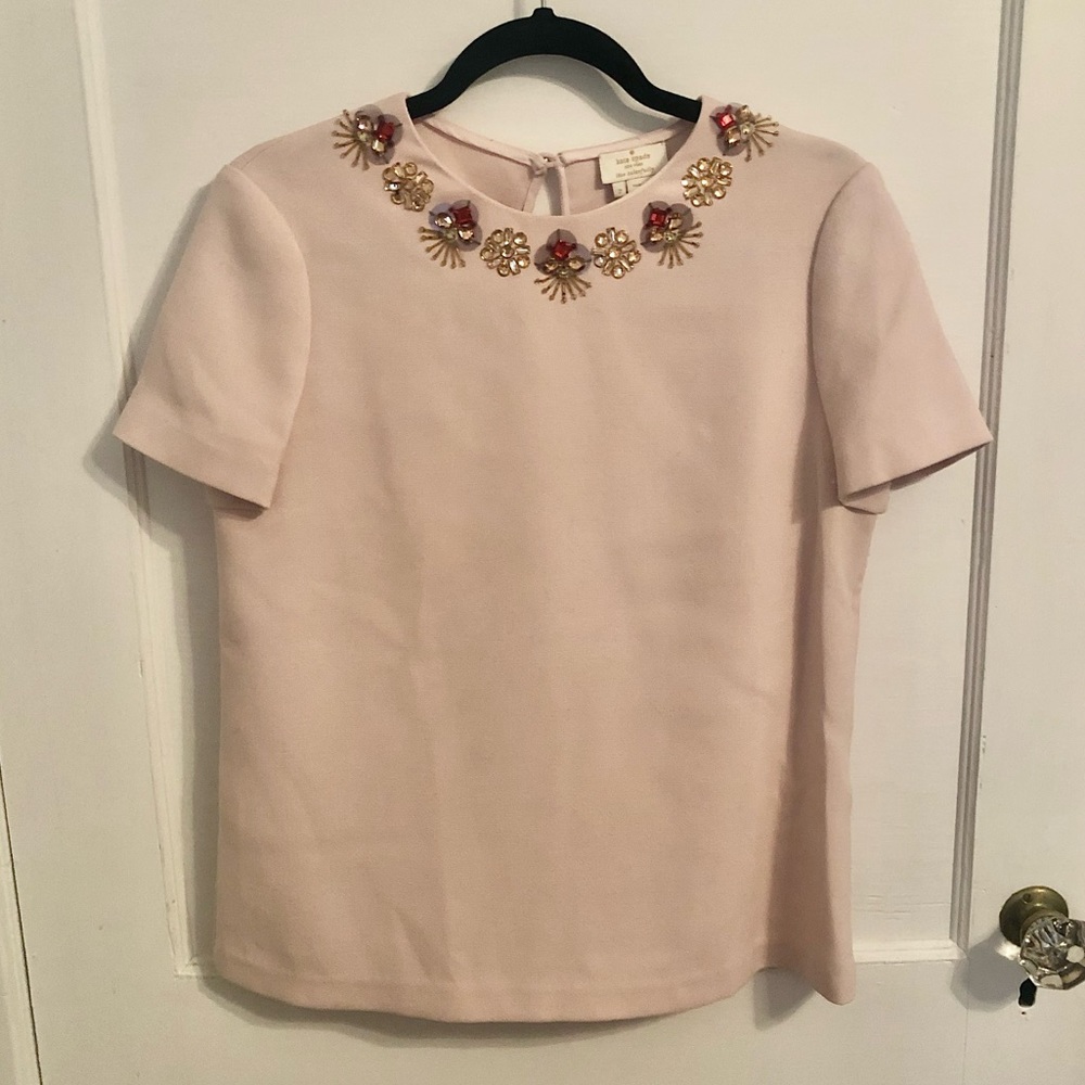 Kate Spade Embellished Top Sz 2